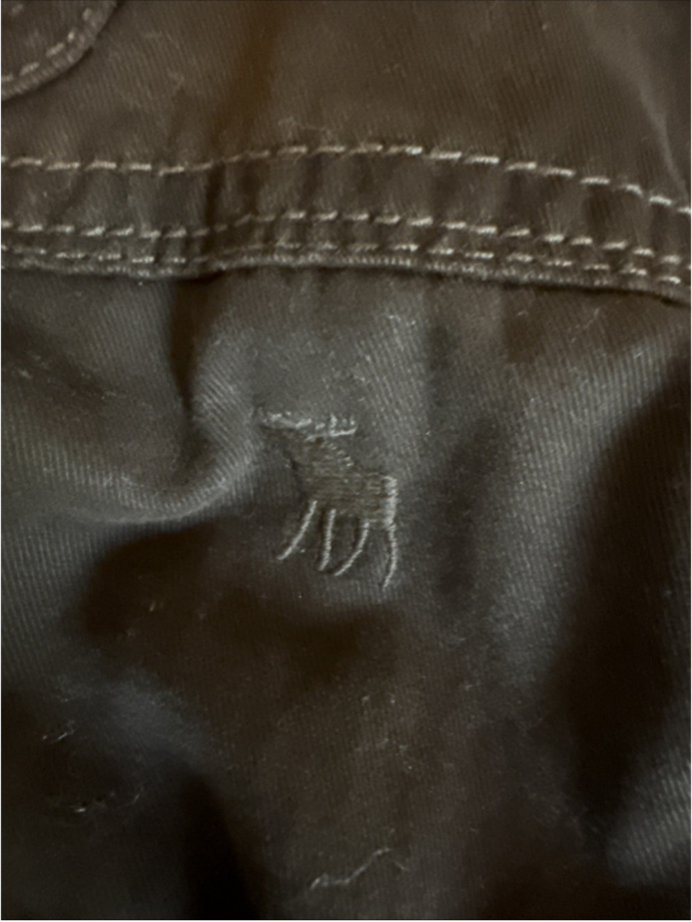 Vintage Y2K Abercrombie & Fitch Women’s Faux Fur Lined Hood Bomber Jacket Large - Picture 6 of 7